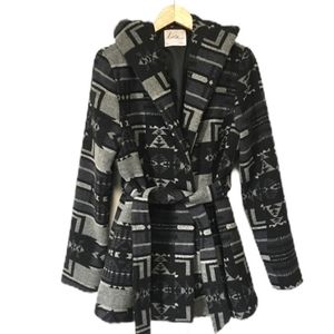 Kirra Wool Aztec Print Coat